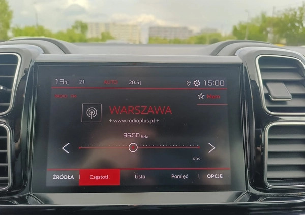Citroen C5 Aircross cena 74899 przebieg: 100350, rok produkcji 2019 z Warszawa małe 466